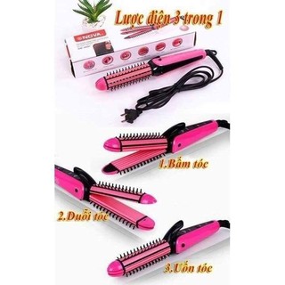 Lược điện uốn tóc Nova 3 in 1