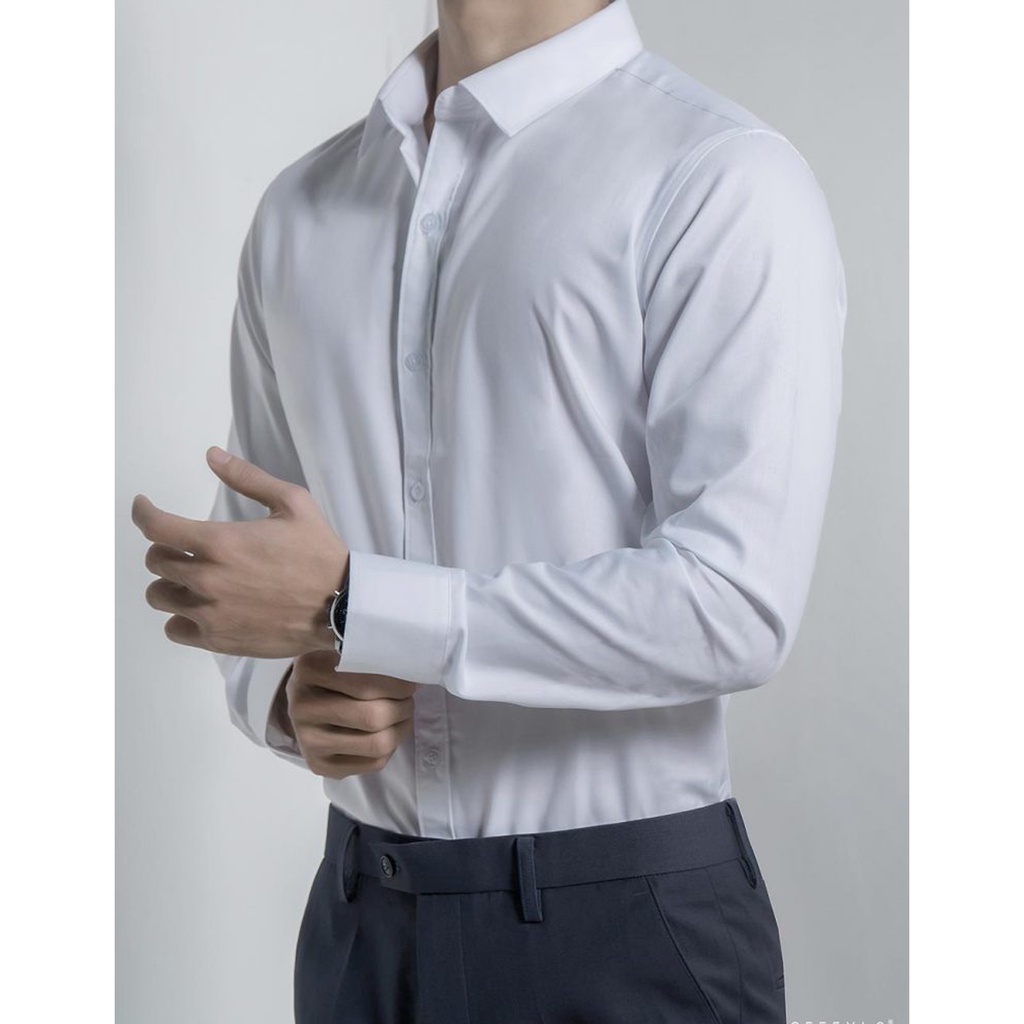 Áo SOMI thêu tên dáng Slim-Fit vải Cotton mền mại, chuẩn Form trẻ trung, thanh lịch - OMSHALA