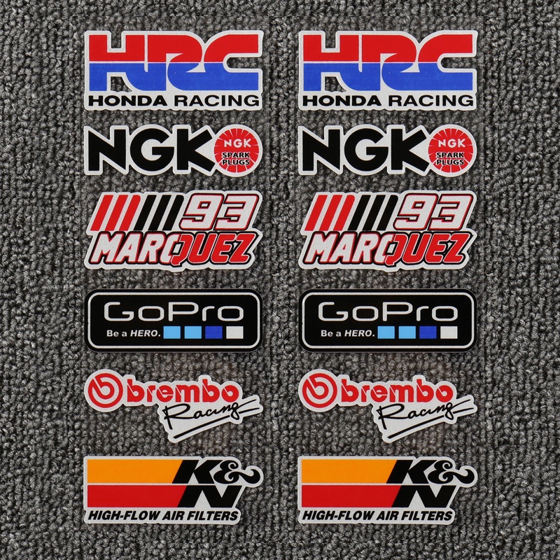 Miếng Dán Phản Quang Chống Thấm Nước Hình Kẻ Sọc Trang Trí Xe Máy