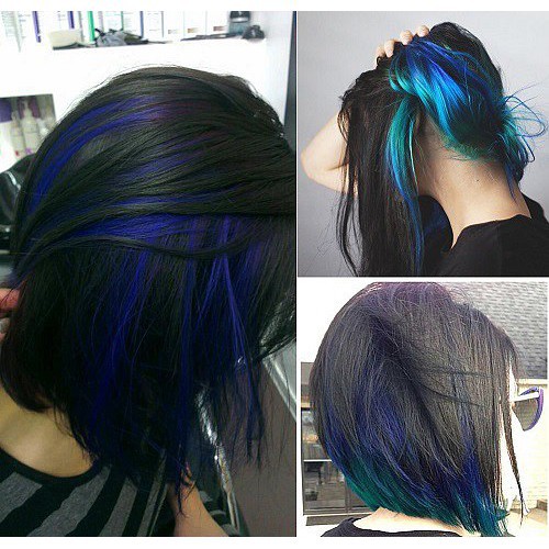 thuốc nhuộm tóc màu xanh dương+ tặng kèm trợ nhuộm - Ngọc Khuê Shop - Xanh Liga | BigBuy360 - bigbuy360.vn