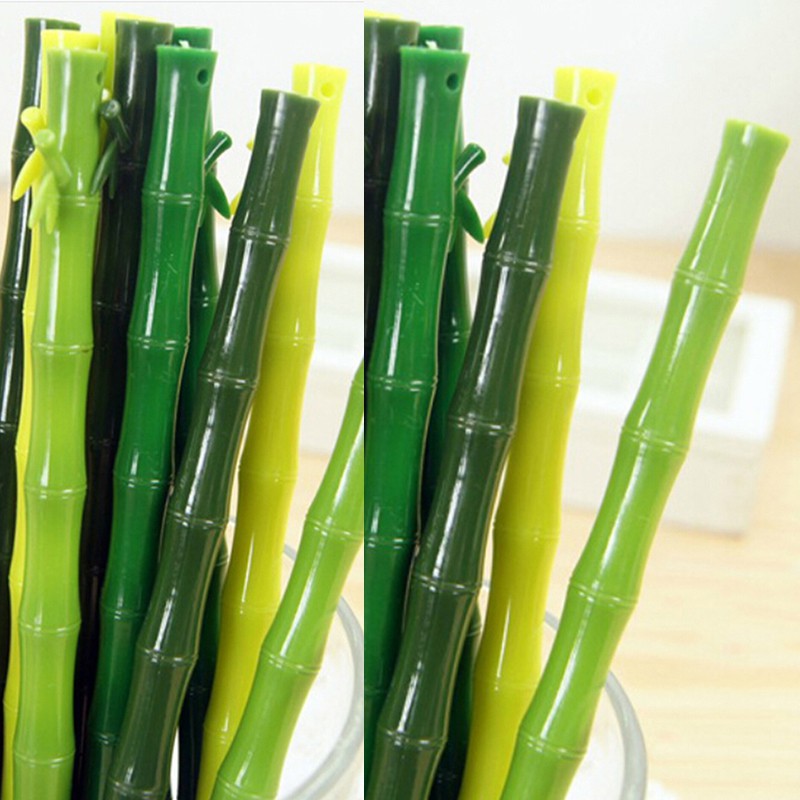 Set 2 Bút Bi Bằng Tre Kiểu Dáng Dễ Thương