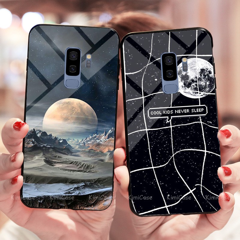 Ốp SAMSUNG A6 2018 , A8 2018 , A8+ lưng kính cường lực Galaxy