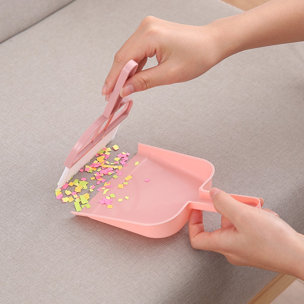 Bộ chổi và ky hốt rác nhỏ gọn an toàn tiện dụng