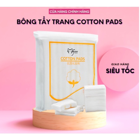 [FREE SHIP❤️] Bông Tẩy Trang 3 Lớp Cotton Pads 222 miếng