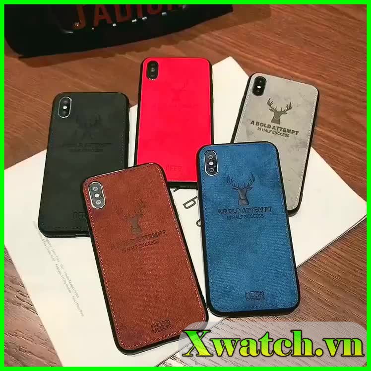 Ốp Vải Hươu Samsung Galaxy A03 A22 A70 M62 S10+ j7 Prime J7 Pro J7 plus A02S Note 8 Note 9 Note 10 lite..