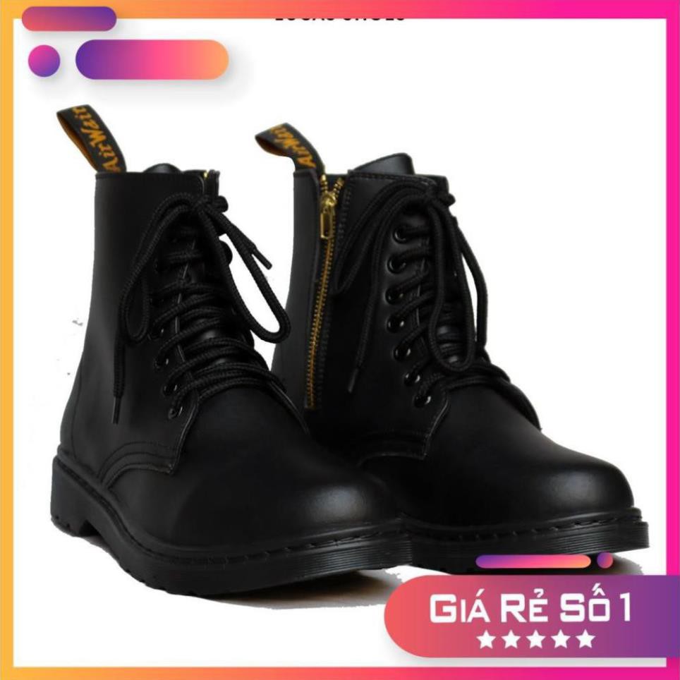 [Sale 3/3]  Giày Dr.1460 Zip All Black cổ cao đen Sale 11 -op1 ' ˇ " < 🍀 : ,