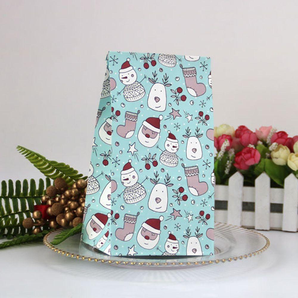 Set 24 / 48 Túi Đựng Bánh Quy Trang Trí Giáng Sinh