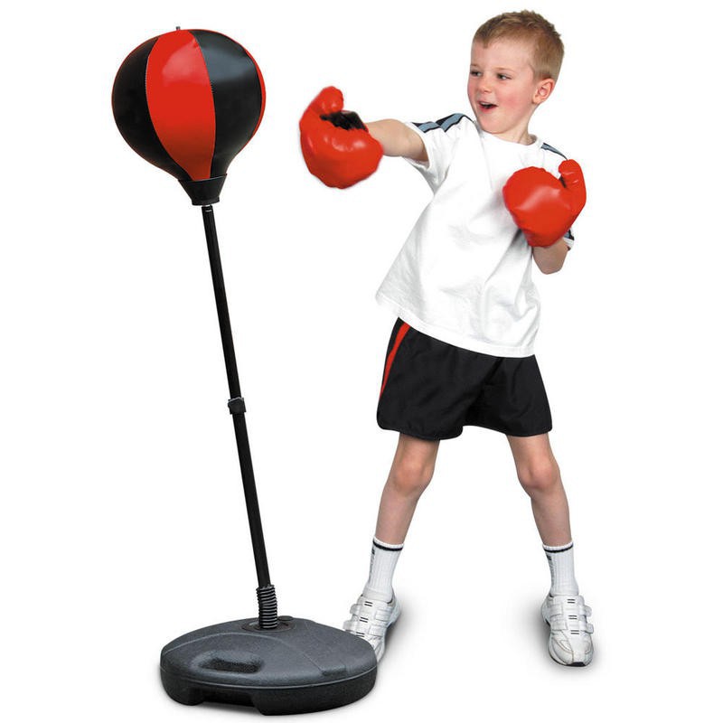 Bộ Đồ Chơi Đấm Bốc Cho Bé Boxing Set (có găng tay, trụ đỡ, giá đỡ LOẠI 1 )