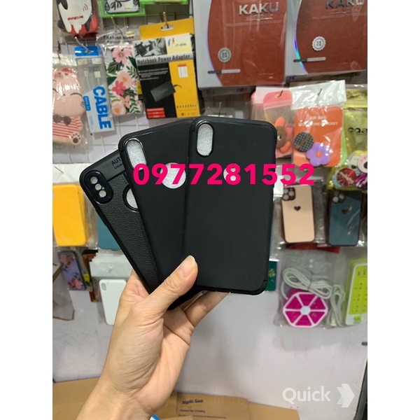 ốp iphone Xs max, X,Xs max Dẻo đen trơn Cao Cấp