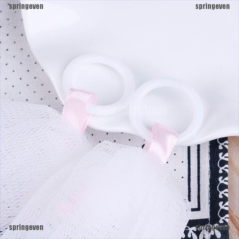 Set 3 Túi Lưới Tạo Bọt Sữa Rửa Mặt Làm Sạch Da