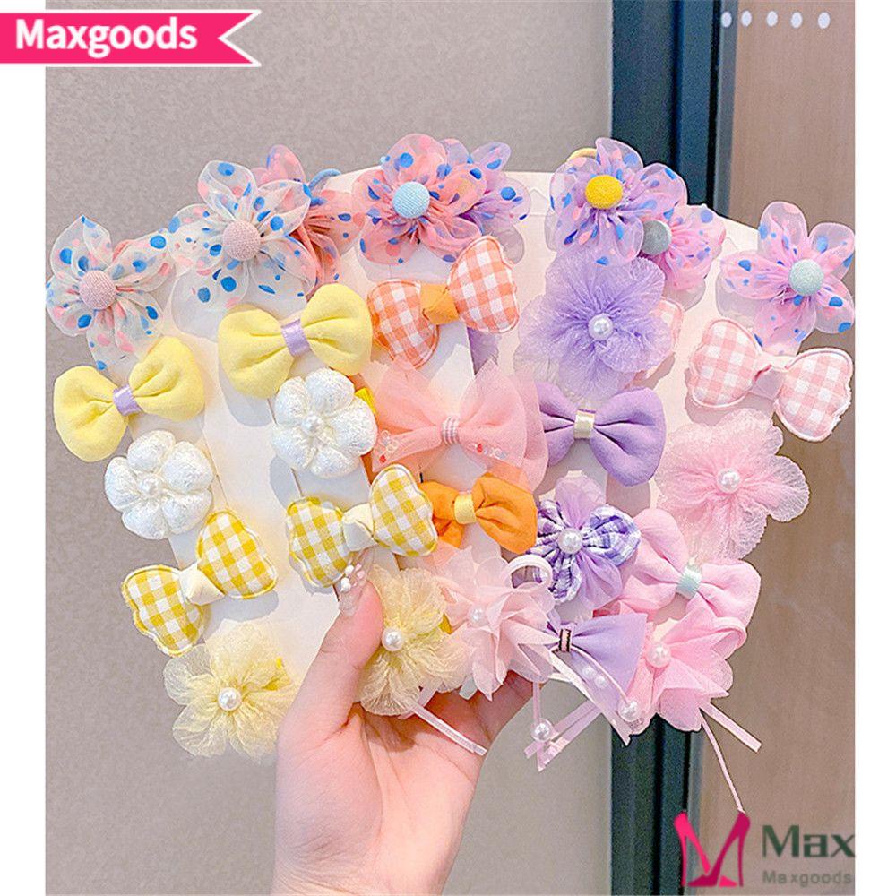 Bộ 10 Kẹp Tóc Nơ Dễ Thương Cho Bé Gái