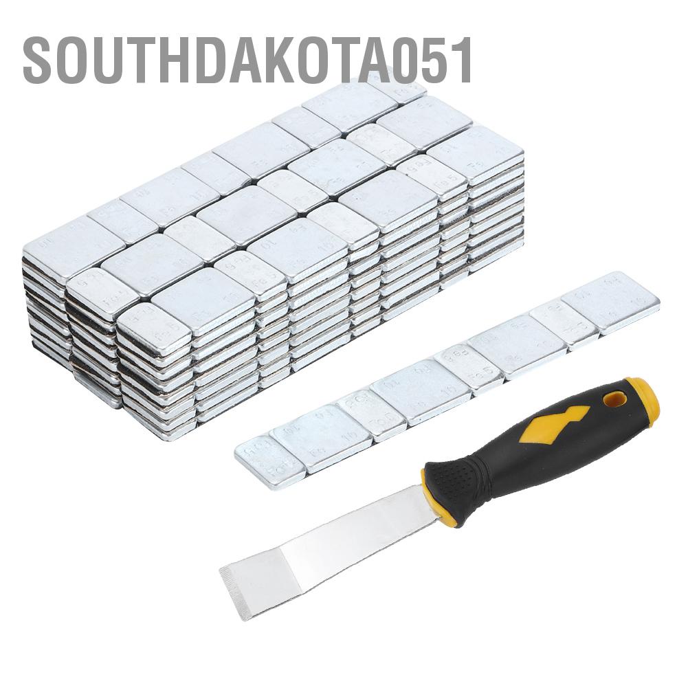 Dải khối cân bằng tự dính chuyên dụng cho các loại bánh xe 5g + 10g x 25 60g / 2.12oz kèm xẻng