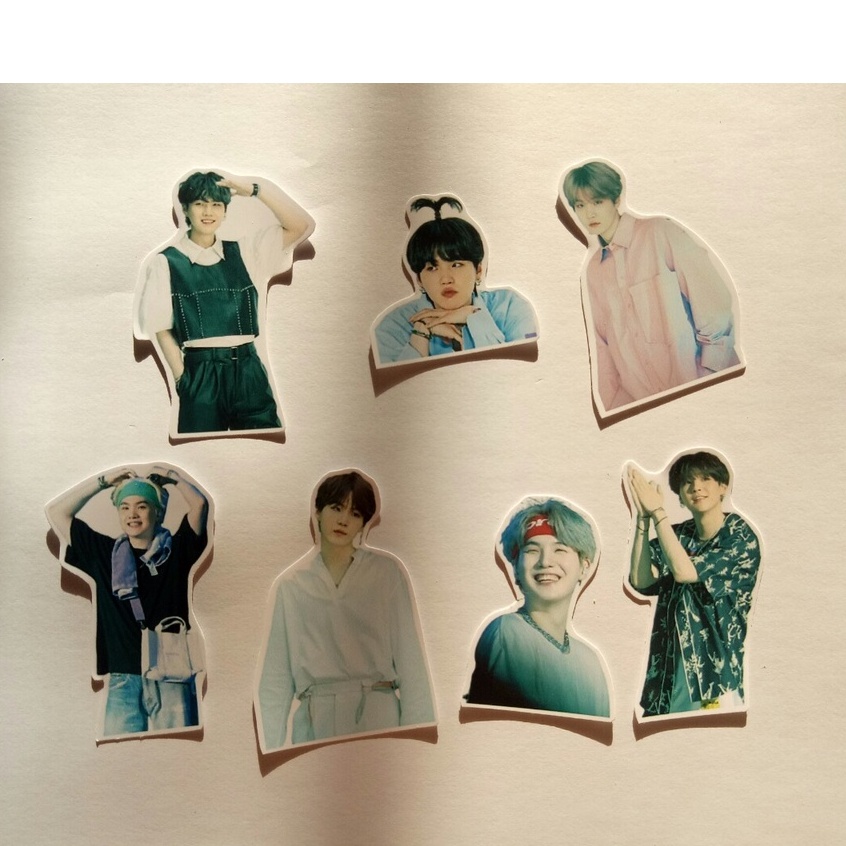 Bộ 50 miếng Sicker BTS SUGA, nhãn dán BTS