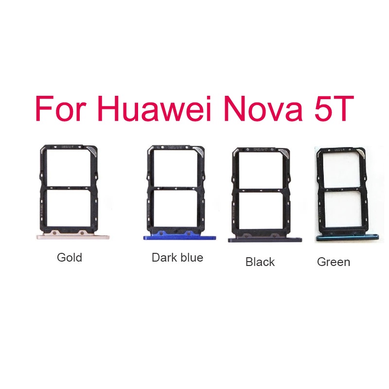 Khay Đựng Thẻ SIM Điện Thoại Cho Huawei Nova 5T 5Z 5 Pro 5i Pro Honor 20