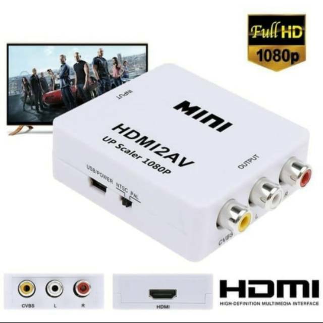 Bộ Chuyển Đổi Hdmi Sang Rca Mini 2av Hdmi Sang Av Rca 2av. Co20