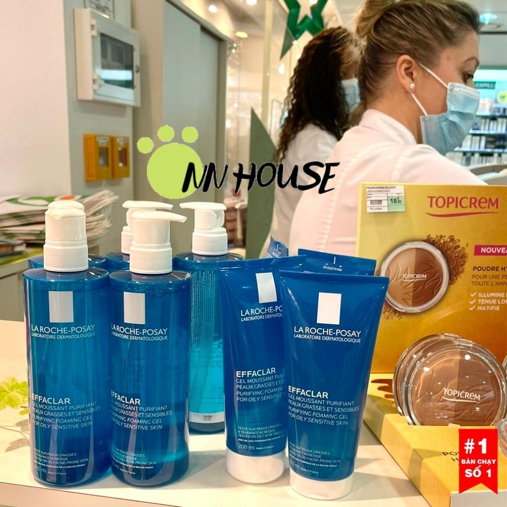 Sữa rửa mặt giảm mụn,kiềm dầu La Roche Posay Effaclar,srm da dầu mụn, nhạy cảm,gel rửa mặt, dưỡng ẩm da skincare Laroche