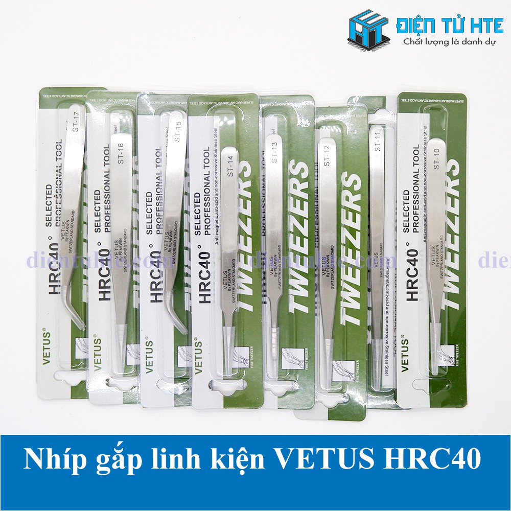 Nhíp gắp linh kiện VETUS loại tốt ST-10/11/12/13/14/15/16/17 [HTE Quy Nhơn CN2]