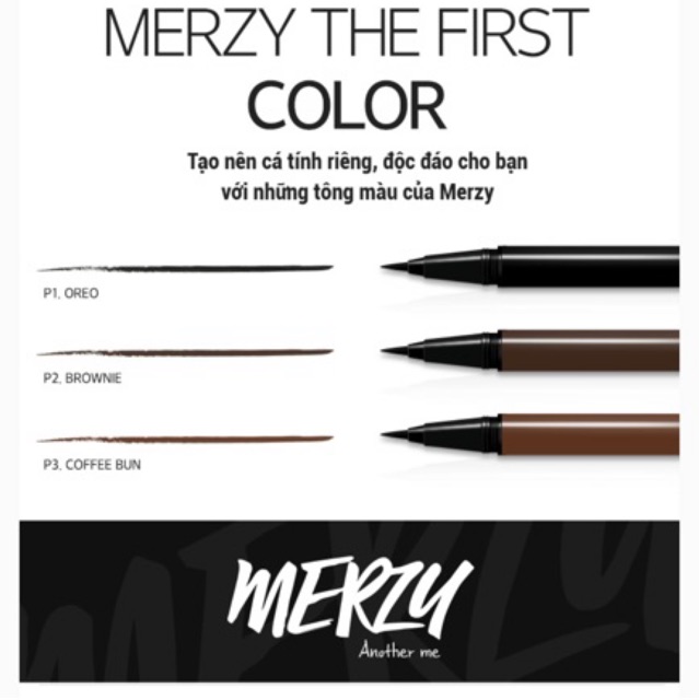 Kẻ mắt dạ Merzy The First Pen Eyeliner