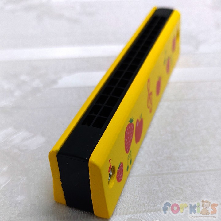 Đồ chơi nhạc cụ cho bé, harmonica gỗ trẻ em.