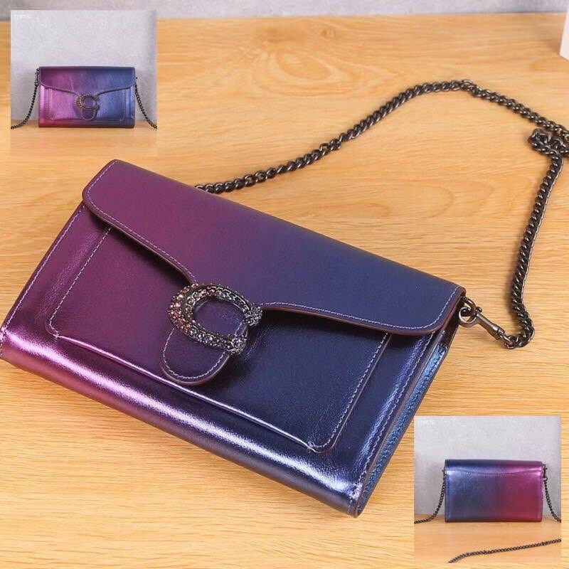 💃👛TÚI COACH Tabby Chain Clutch With Ombre Bag 20cm