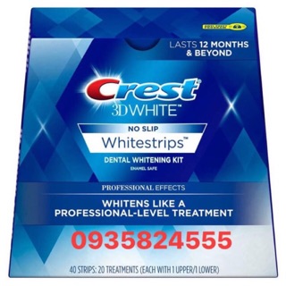 Miếng dán trắng răng 3d crest professional