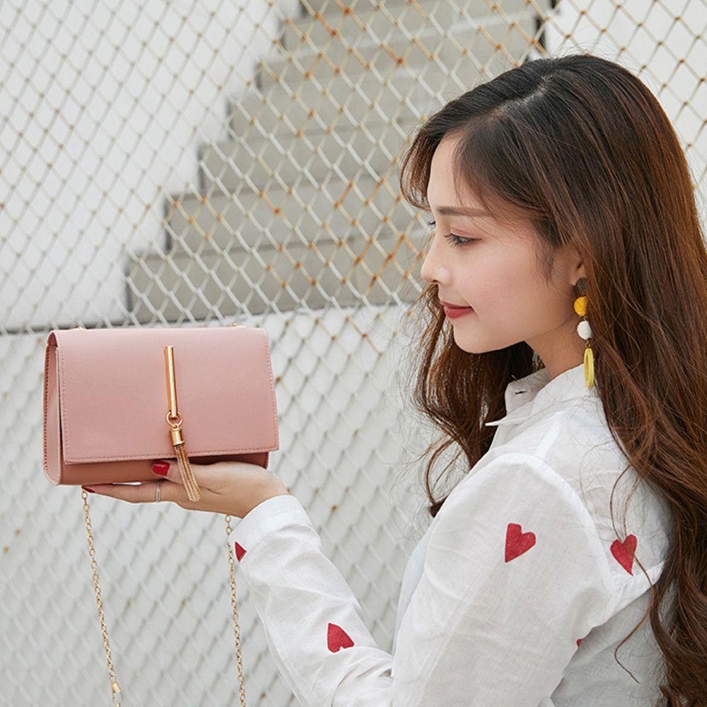 BEAUTY Túi Xách Dây Đeo Xích Kiểu Dáng Đơn Giản