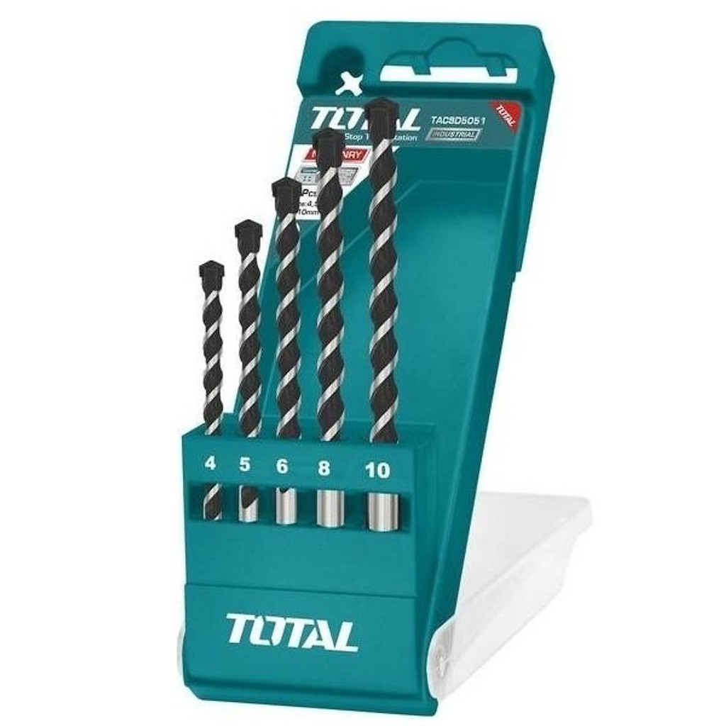 BỘ MŨI KHOAN BÊ TÔNG 5 CHI TIẾT TOTAL TACSD5051
