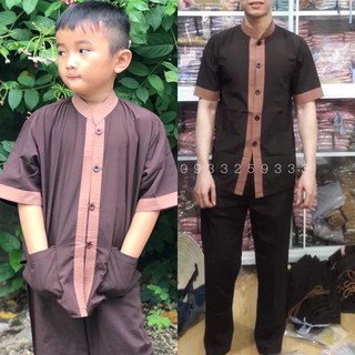 Đồ Lam Đi Chùa Cho Bé# Lãnh Tụ Phối