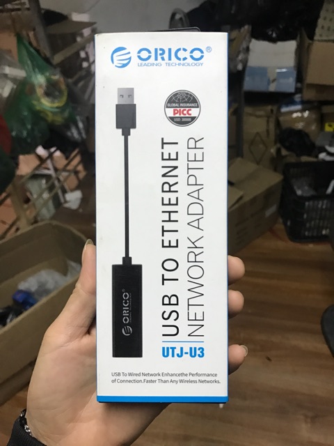 Dây chuyển USB 3.0 sang cổng mạng lan ORICO