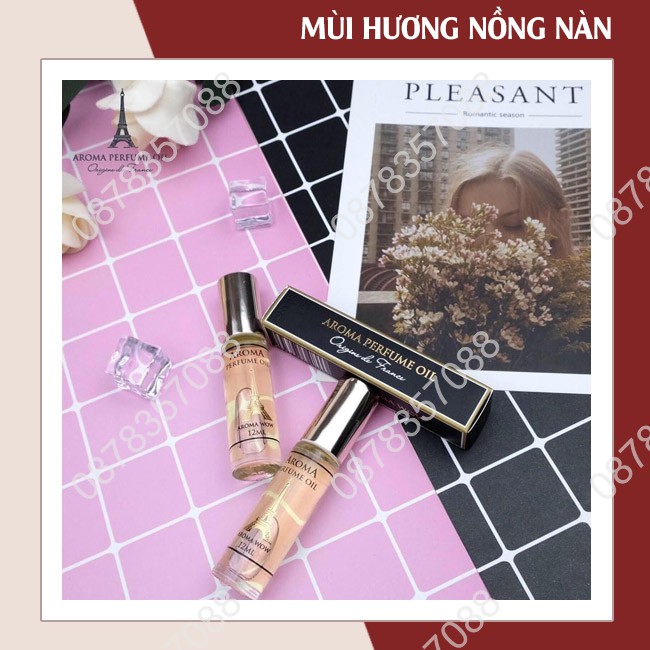 [NHIỀU MÙI] Nước Hoa Nữ, Tinh Dầu Nước Hoa Pháp 12ml - Hương Thơm Nồng Nàn, Quyến Rũ