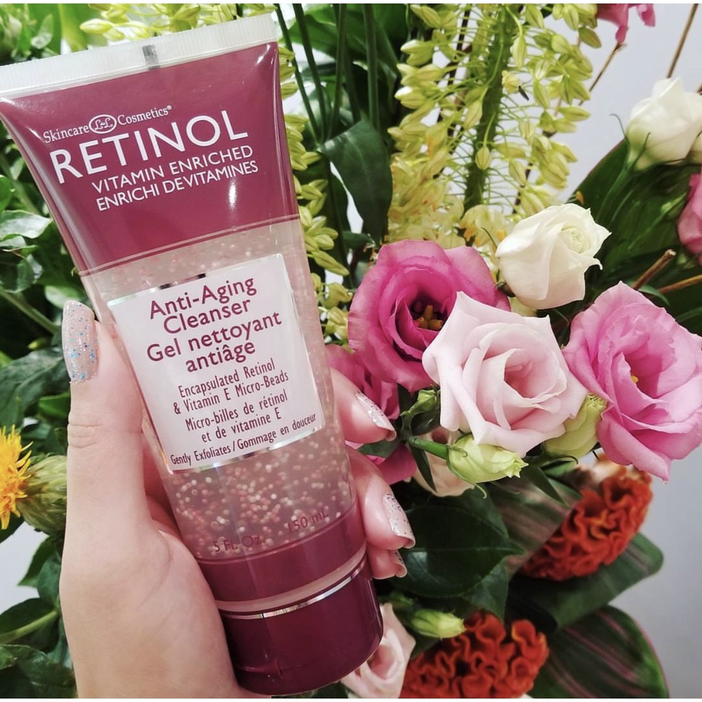 Gel rửa mặt Retinol sạch sâu, dưỡng da Retinol Anti-Aging Gel Cleanser