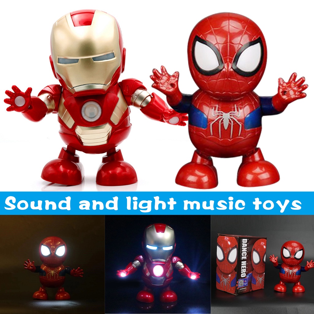 Robot đồ chơi hình siêu anh hùng nhảy múa vui nhộn cho bé