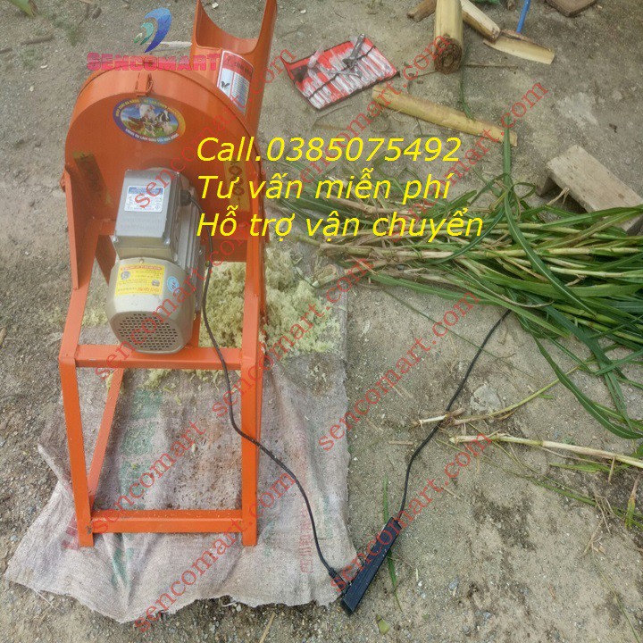 Máy băm chuối khung sắt 4 chân chắc bền