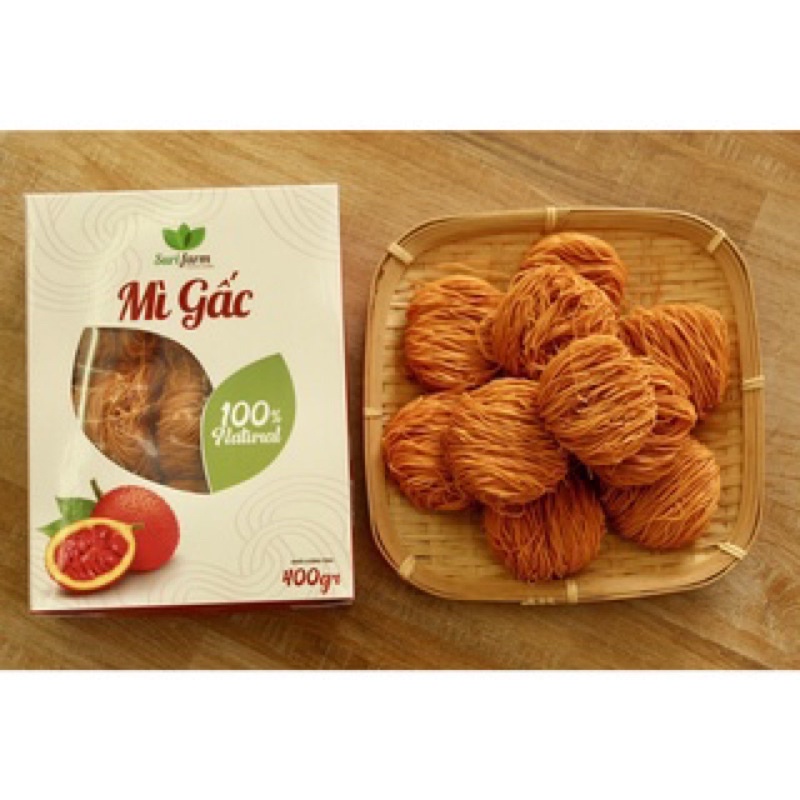Mì rau củ hữu cơ Suri Farm 400g cho bé ăn dặm, eatclean...