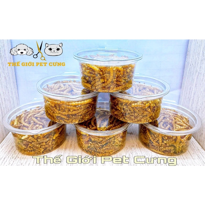 Sâu Sấy khô Giàu Đạm 15gr Hamster Thỏ Bọ/Nhím/Sóc