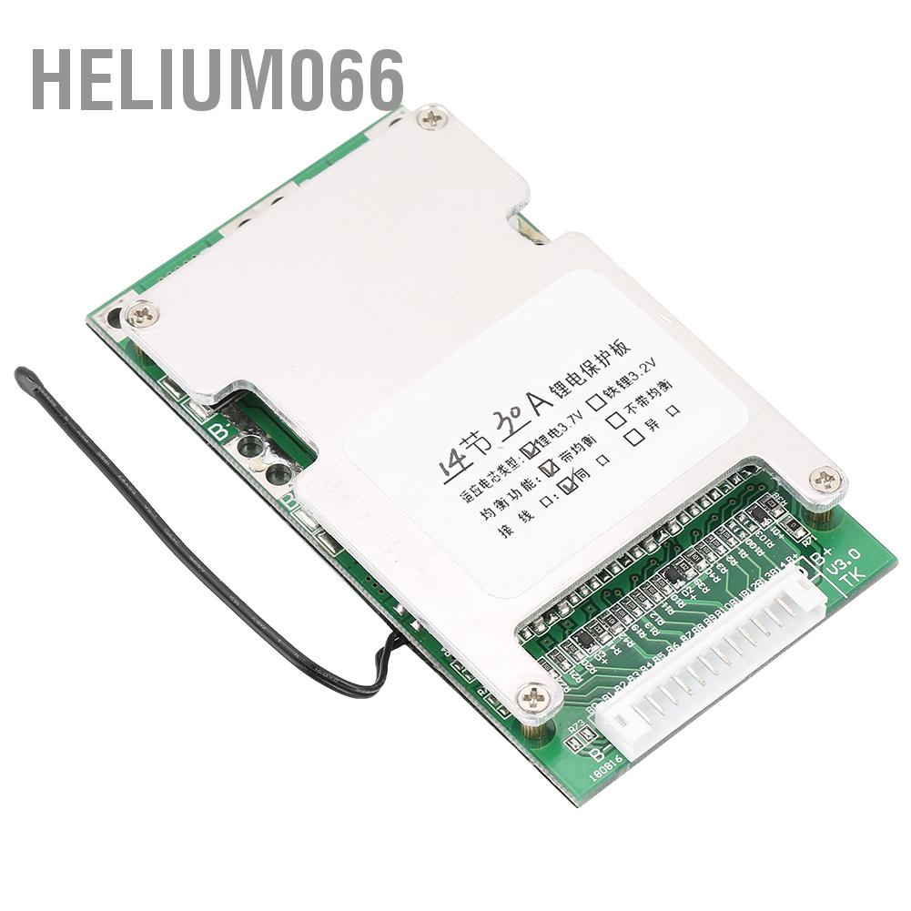 Bảng mạch bảo vệ pin Lithium BMS PCB cân bằng sạc bảo vệ quá dòng/ quá tải/ ngắn mạch 14S 50V 30A