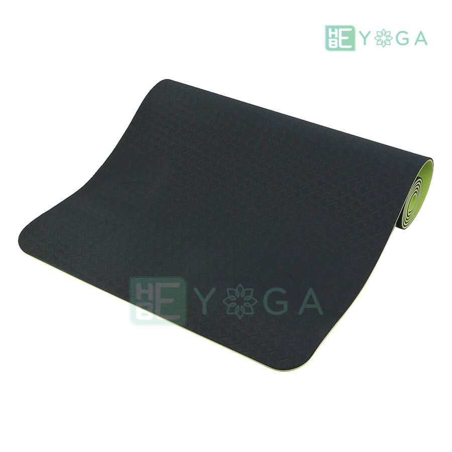 THẢM YOGA RELAX TPE ECO 6MM 2 LỚP MÀU ĐEN ( TẶNG KÈM TÚI