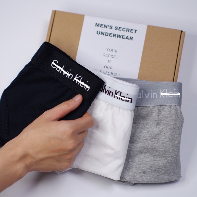 Quần lót nam tam giác cao cấp cotton thiên nhiên co dãn 4 chiều thoáng mát thấm hút mồ hôi MEN'S SECRET