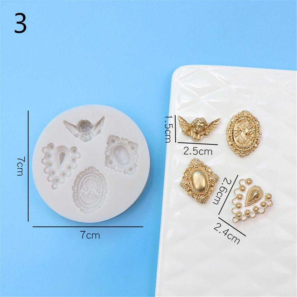 SUENIN Khuôn Silicone Làm Bánh &amp; Socola Hình Con Ốc|Bộ Đồ Thời Trang Đính Đá Thiết Kế Dễ Thương