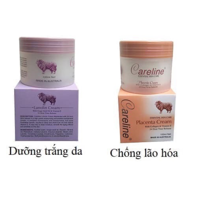 Kem cừu dưỡng da Careline Lifespring  120gr