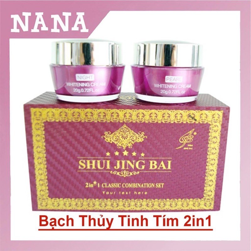 Bộ bạch thuỷ tinh tím