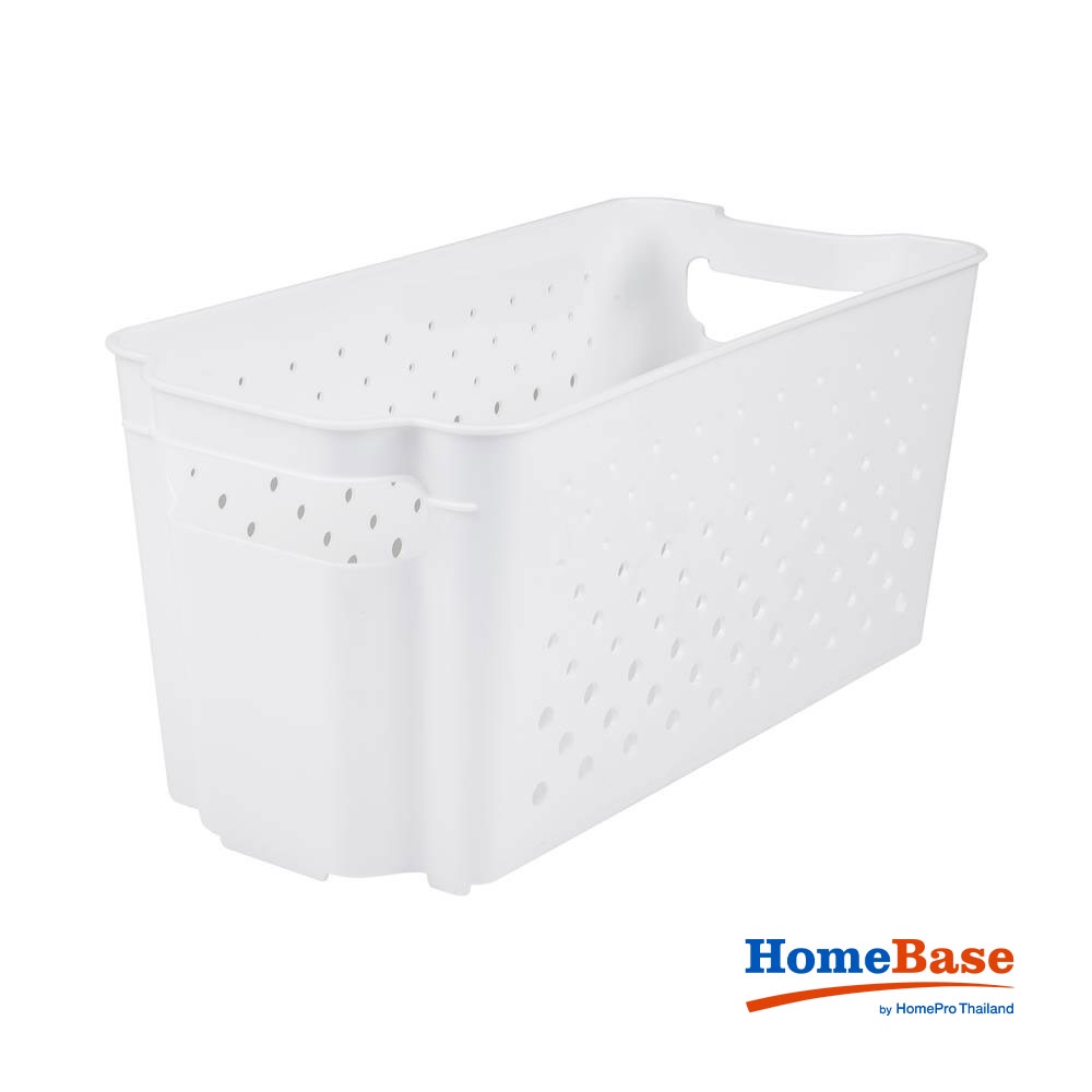 HomeBase STACKO Rổ nhựa có thể xếp chồng Thái Lan W15.7xD31.5xH14.7cm