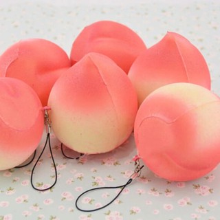 Combo 02 Squishy quả đào tiên 7 cm