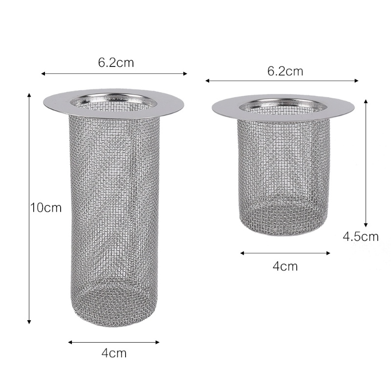 Nắp Lưới Lọc Rác Bằng Thép Không Gỉ Đa Năng Chống Tắc Nghẽn Cho Bồn Rửa Nhà Bếp Nhà Tắm