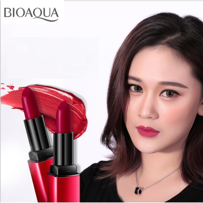 Son Lì chống thấm Bioaqua Velvet Matte Lipstick hàng nội địa Trung MX