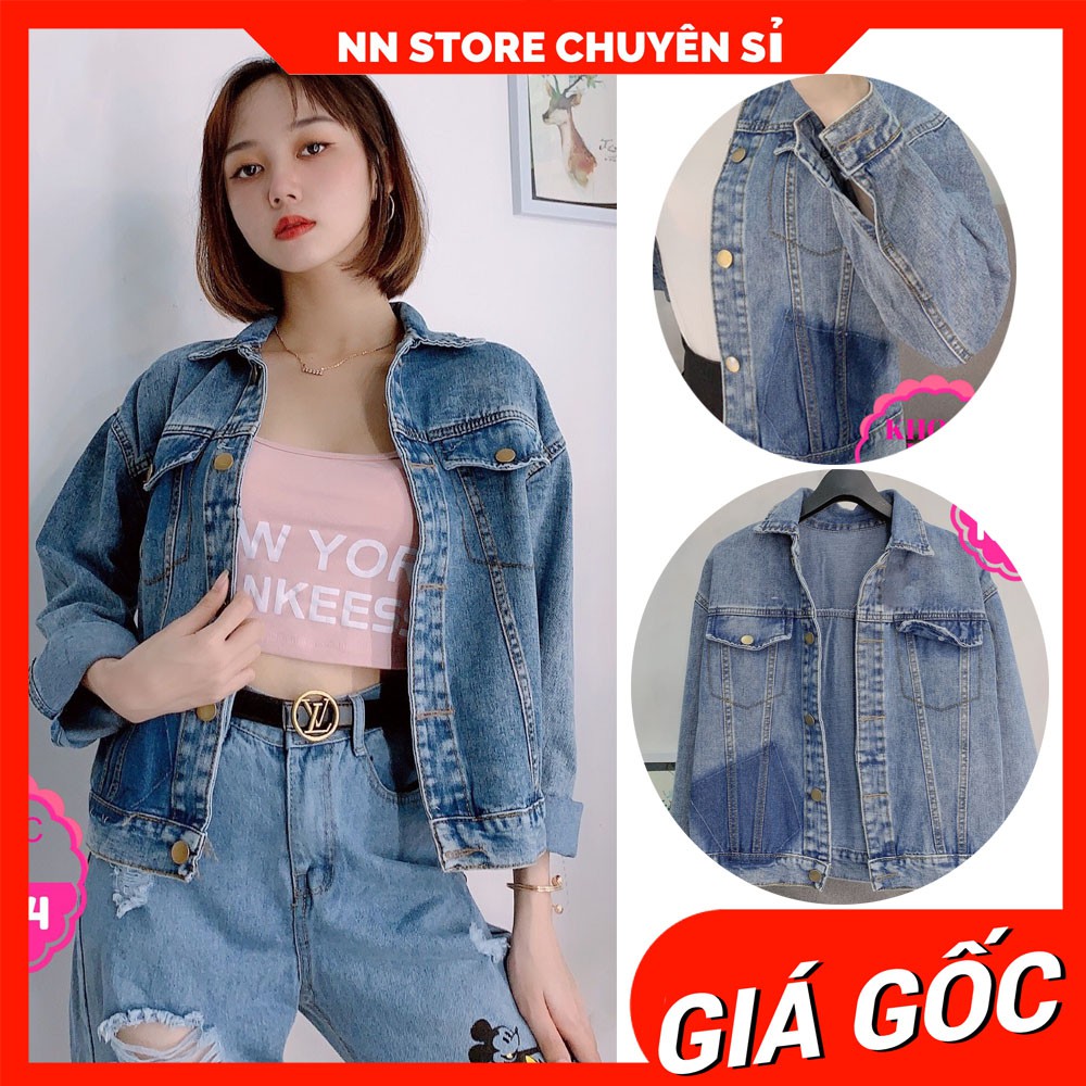 ÁO KHOÁC JEAN TÚI MÀU CỰC CHẤT KJT14 ⚡FREESHIP⚡100% ẢNH THẬT⚡ NN CHUYÊN SỈ - NN STORE