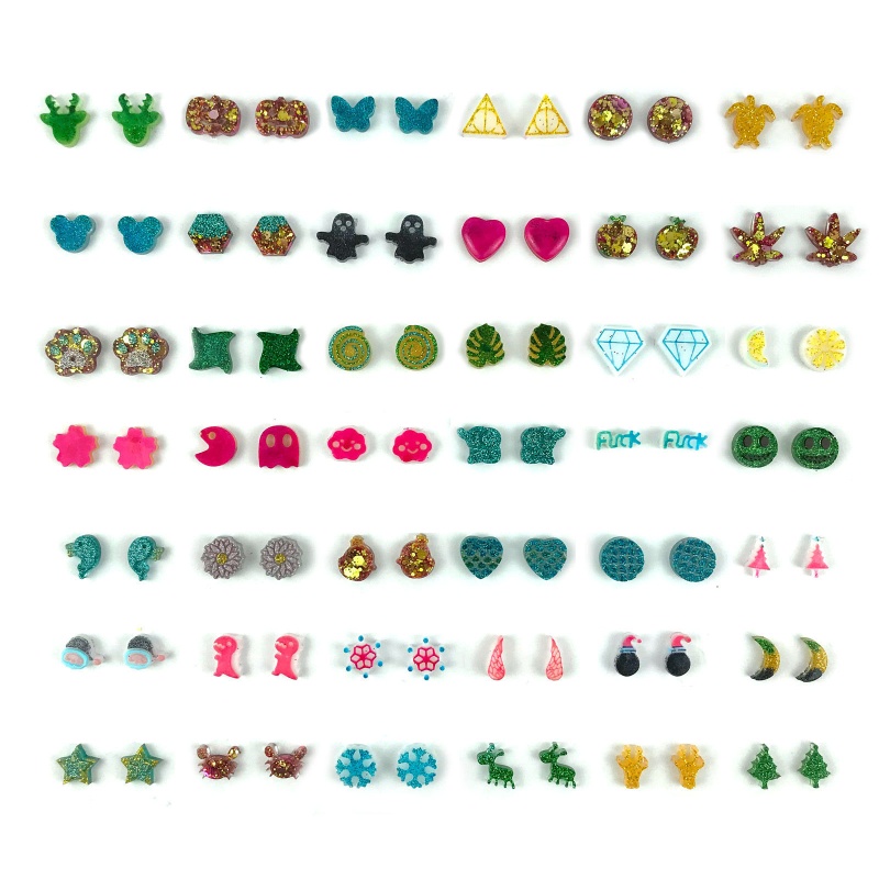 Khuôn Làm Trang Sức Mini Bằng Nhựa Resin DIY