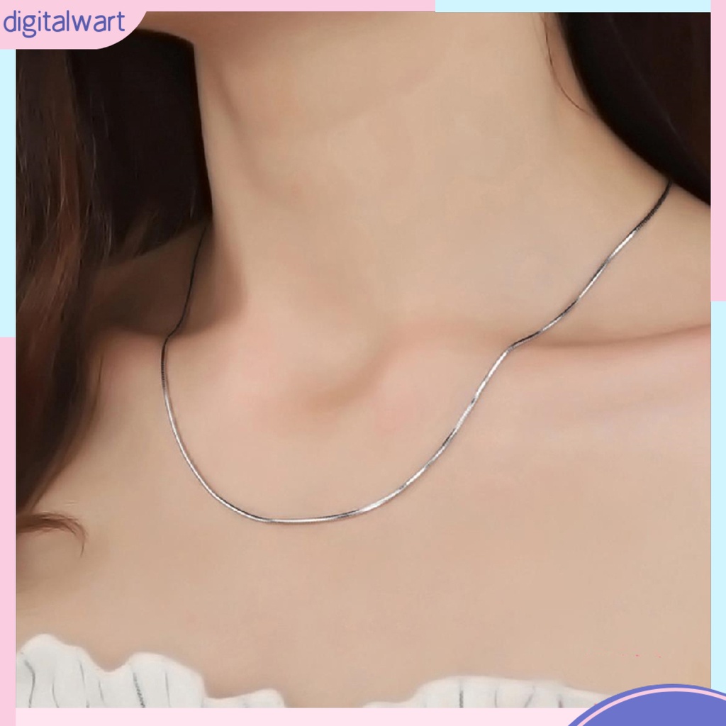 Vòng cổ bạc 925 thiết kế đơn giản có móc khóa sang trọng dành cho nữ