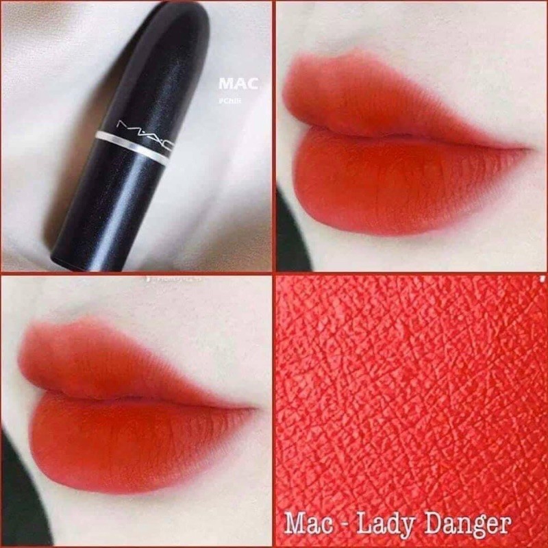 Trợ Giá!! Son Mac Màu Ruby woo và lady danger Full size