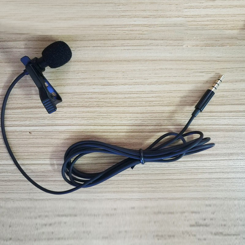 Microphone mini dạng kẹp ve áo 3.5mm cho điện thoại PC